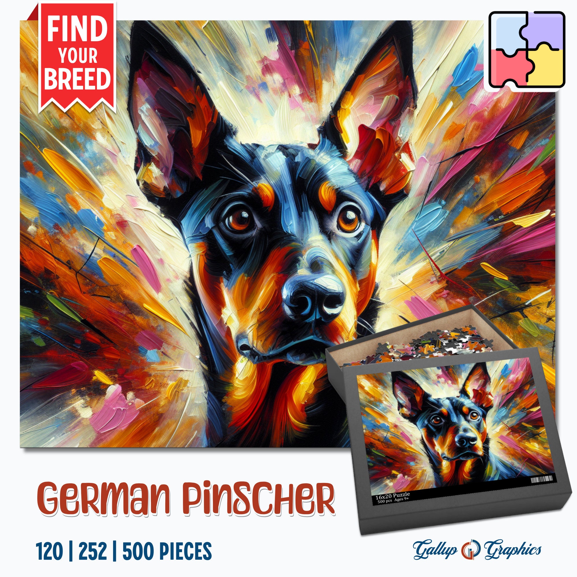 PInscher Jigsaw Puzzle - 252 pcs PInscher Jigsaw Puzzle - 252 pcs