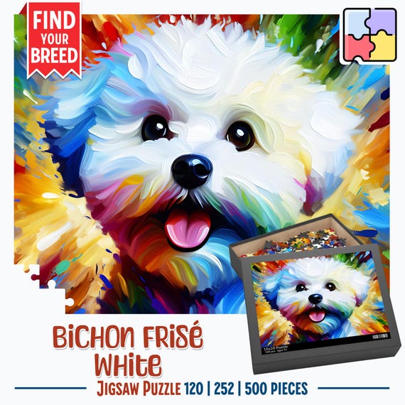 Bichon Frise Jigsaw Puzzle - 252 pcs Bichon Frise Jigsaw Puzzle - 252 pcs