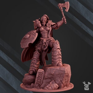 The Wolf Queen - by DakkaDakka Miniatures| Space Viking | female