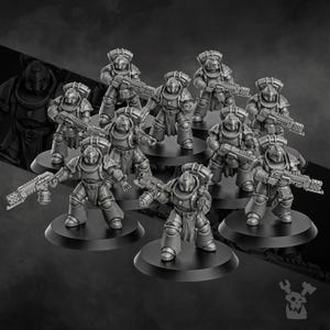 Space Knights: Team Ignitium - by DakkaDakka Miniatures | Grimdark | Knights |