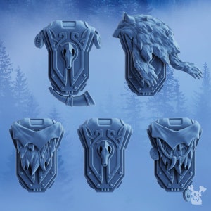 Stormbringers Backpacks - by DakkaDakka Miniatures | Grimdark | Space Viking | Fenris