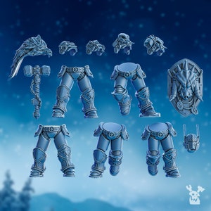 Stormbringers: Commanders upgrade kit - by DakkaDakka Miniatures | Space Viking