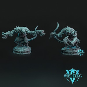 Langschwänzige Werratten - von WitchSong Miniatures | Fantasie | D&D | Biest | Monster