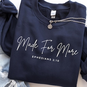 Made For More Trendy Christian PNG, Ephesians Bible Verse, Christian Svg, Instant Download DTF Printable Shirt Design