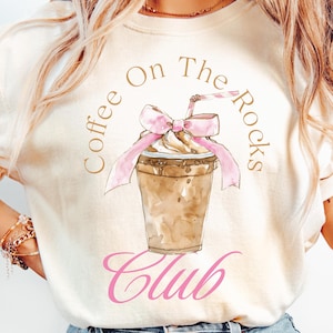 I Take My Coffee On The Rocks PNG | Trendy PNG | Popular PNG | Cute Iced Coffee Png | Coffee Addict Sticker Design | Daisy Png | Iced Coffee