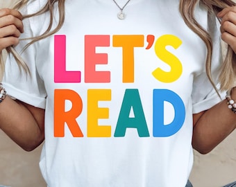 Leamos Svg, Png, Maestro angustiado Svg, Maestro Png, Camiseta de maestro de lectura, Camiseta de maestro png, Camiseta de estudiante SVG, Regalo para maestro