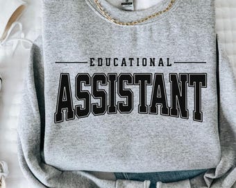 Asistente educativo SVG, asistente de maestro PNG, regreso a clases SVG, maestro PNG, regalo de agradecimiento SVG PNG, archivos para imprimir