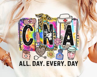 Asistente de enfermería certificado por la CNA (PNG), descarga de diseño de sublimación, enfermera (PNG), vida de enfermera (PNG), enfermería (PNG), archivo de enfermera graduada para sublimar