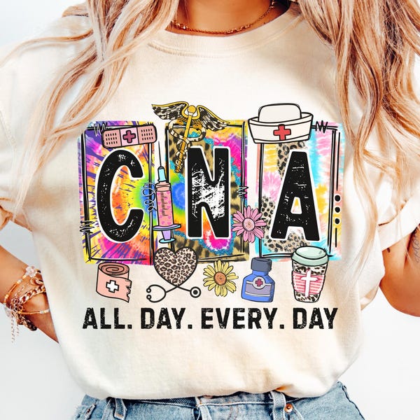 CNA Certified Nursing Assistant png, Sublimation Design Download, Nurse png, Nurse Life png, Nursing png, Sublimate Nurse Graduate File