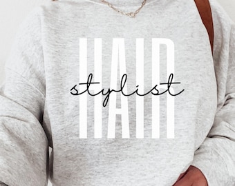 Sweat-shirt coiffeur Png, coiffeur Svg, salon de coiffure Png, coiffeur téléchargement numérique