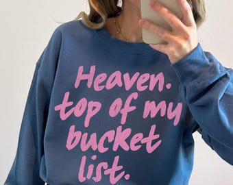Heaven Top Of My List Trendy Christian PNG, Psalm Bible Verse, Christian Svg, Instant Download Printable Shirt Design