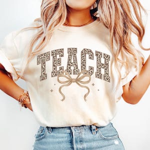 Teacher Yarn PNG, Teacher Life png, Teach png, Coquette Teacher svg design, Trendy png, Retro Teach Png image 5