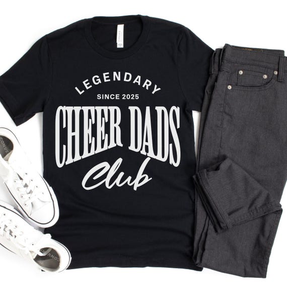 Cheer Dad Svg Png, Cheerleader Dad Png, Cheer Dad Png, Silver Gold Black White, Cheer Dad Shirt Iron On Png, Cheer Dad Sublimation