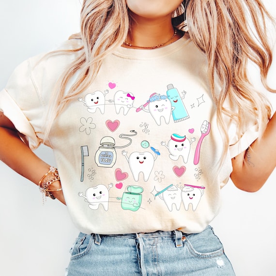 Dentist Png, Dental Png, Dental Halloween Tshirt Png, Cute Graphic For Dentist Dental Assistant Hygienist Sublimation