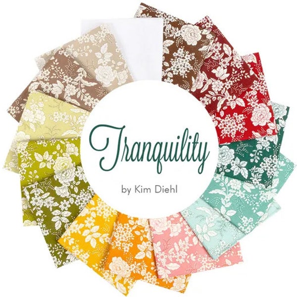 Tranquility by Kim Diehl for Henry Glass - 2.5" Strips/ Jelly Roll