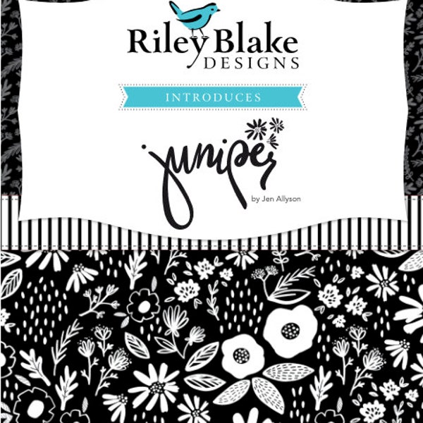 Juniper by Jen Allyson for Riley Blake Designs - 10" Layer Cake (Rare Find)