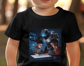 Boy's Toddler AI Explorers Short Sleeve Tee