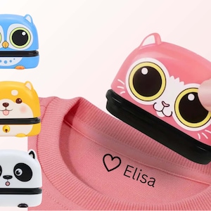 Timbro con nome personalizzato Abbigliamento Timbro con nome per bambini Abbigliamento per bambini Timbro personalizzato, Timbro in tessuto Timbro con nome per bambini Timbro in tessuto Abbigliamento