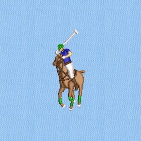 Multicolor Polo Ralph Lauren horse embroidery design in 2 sizes, Ralph Lauren logo, instant download, embroidered polos.