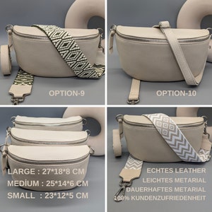 Damen Bauchtasche , Damen Umhängetasche , Damen Bauchtasche beige,blau, Crossbody Tasche , Tasche.Geschenk für Mutter, Muttertag, beige tasc Bild 4