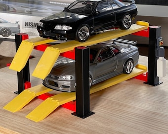 1:24 scale 4 post car lift