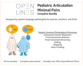 Speech Therapy Exercises Designed for Parents and SLPs! Pediatric Articulation Therapy and Phonology Therapy (Digital PDF)
