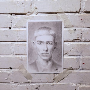 Ritratto a grafite su carta di Appa
