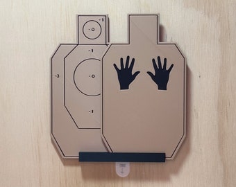 IDPA Dry Fire Targets (1/4th scale)