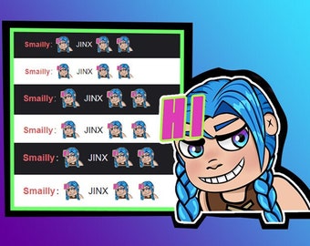 Jinx animated twitch emote