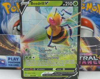 Alternate Art Pokémon Card Bundle – Beedrill V & Hisuian Lilligant V