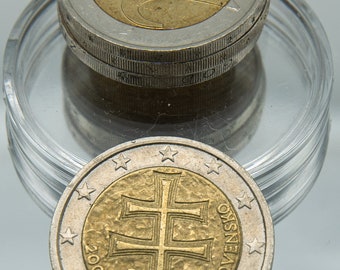 希少な20ユーロセントコイン 2002年 イタリア - ボッチョーニの彫刻