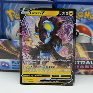 Pokémon V-kaartbundel - Luxray V, Oranguru V, Darkrai V - zeldzame Holo TCG-set