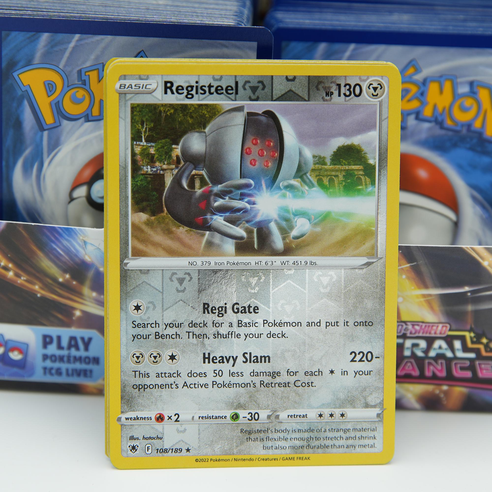 all regi pokemon cards Amazon.com: Pokemon Legendary Set - REGICE REGIROCK REGISTEEL - Celestial  Storm Rare Card LOT main image 1