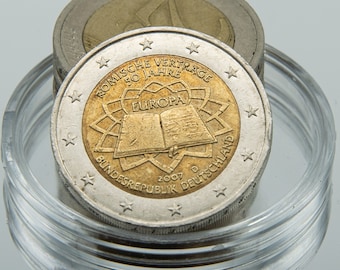 Seltene 2007 Deutschland 2 Euro Münze - Europäischer Vertrag von Rom