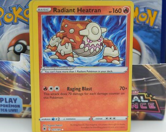 Radiant Greninja & Heatran Pokemon Card Bundle - Holo Rare Set