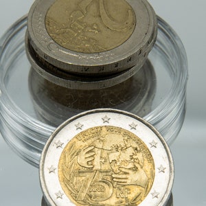 限定版フランス 2ユーロ硬貨 2021 - ユニセフ75周年記念 - Etsy 日本