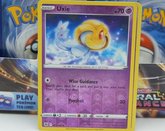 uxie pokemon card price Legendary Set - Azelf Mesprit - Forbidden Light Psychic Rarity Uxie - 078/191