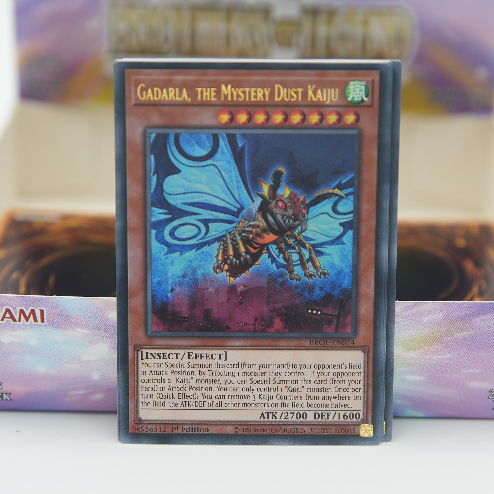 yugioh kaiju cards Dogoran, The Mad Flame Kaiju 1st Edition Battles of Legend Chapter 1 E –  The Curious Crow Company main image 0