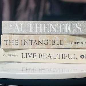 Decorative Neutral Luxury Openable Book Box, Book Box, Coffee Table Decor, Shelf Decor, Fake Book, Book Staging, Gift Box, The Intangible