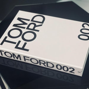 Decorative Tom Ford 002 White Openable Luxury Book Box, Book Box, Coffee Table Decor, Shelf Decor, Fake Book, Book Staging, Gift Box,