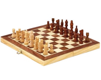 Premium Quality Luxury Wooden Chess Set Traditional Board Game Toy Gift