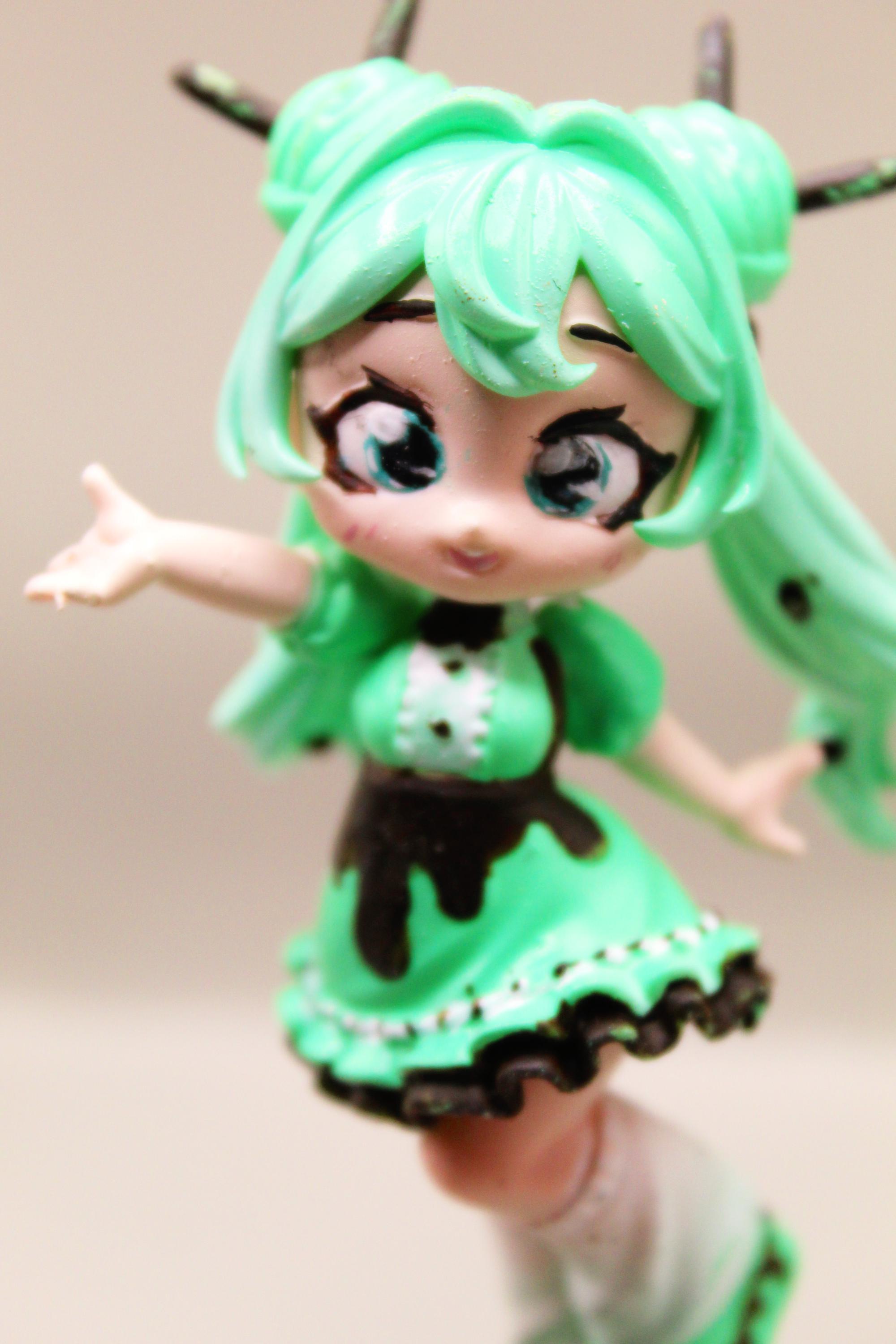 mikuさん♡ Chocomint Miku 3D Printed Garage Kit Figure - Etsy