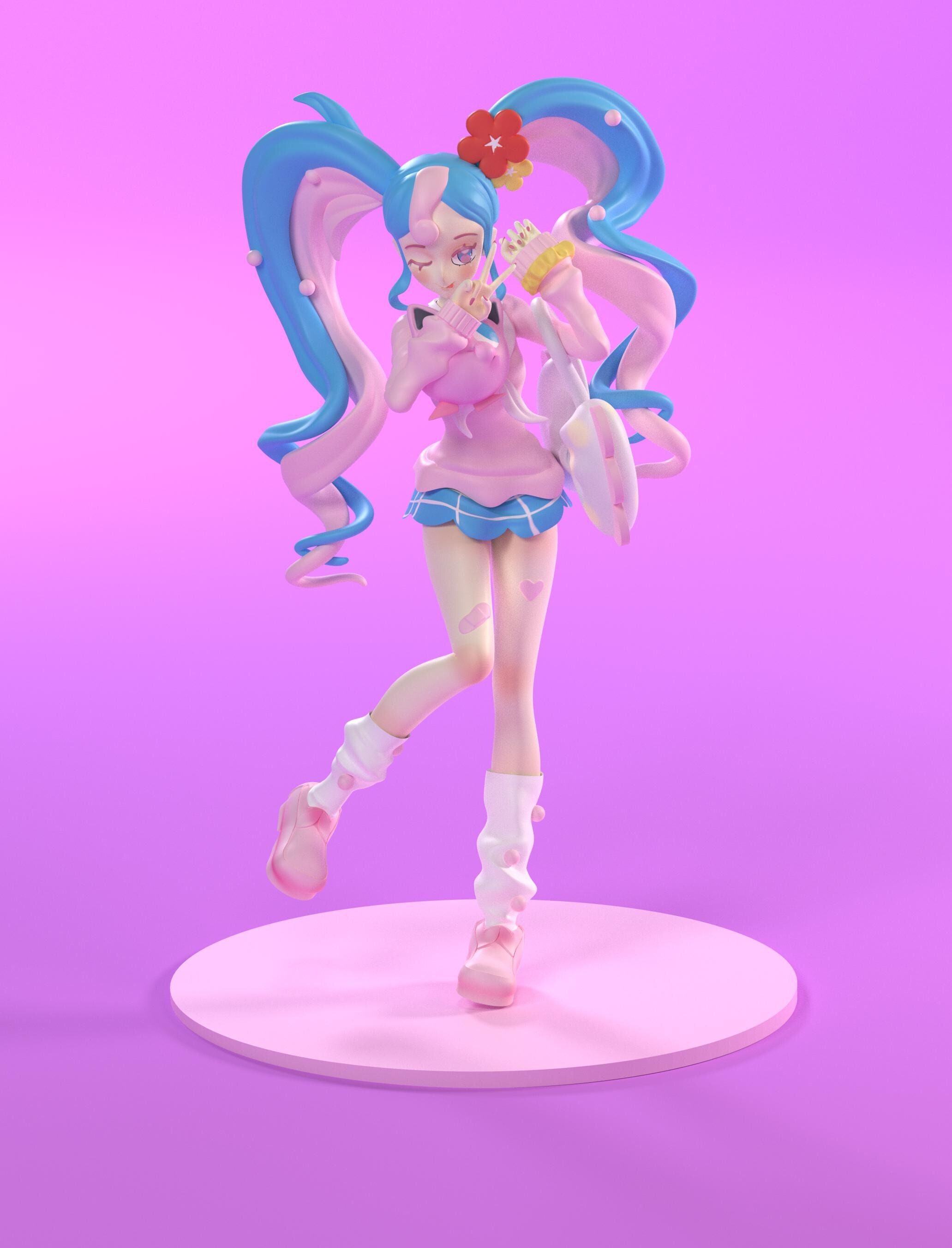 Hatsune Miku Fairy Type Trainer Garage Kit - Etsy
