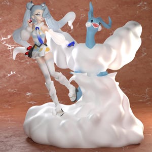 Hatsune Miku Fly Trainer Garage Kit