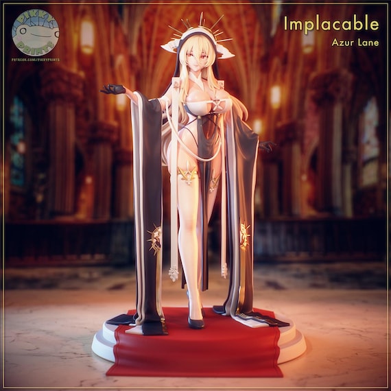 Azure Lane Implacable Fan Art 3D Printed Garage Kit