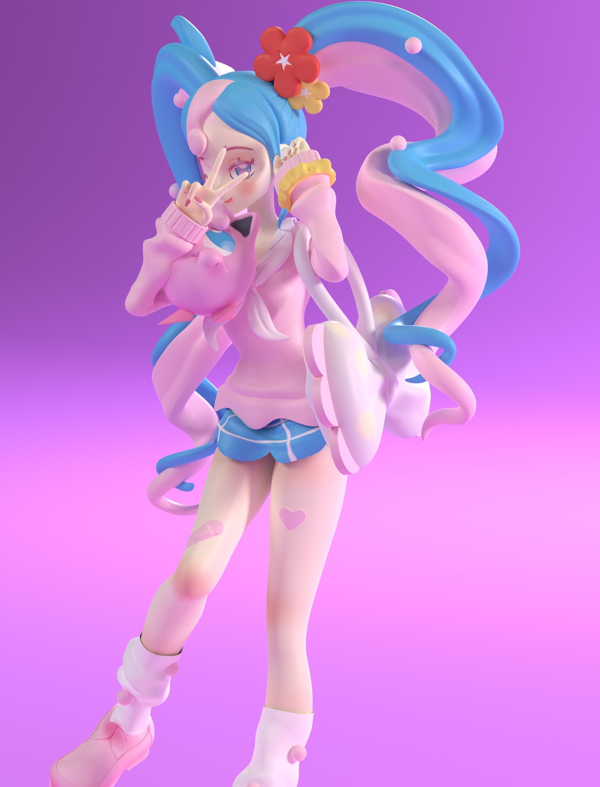 Hatsune Miku Fairy Type Trainer Garage Kit - Etsy
