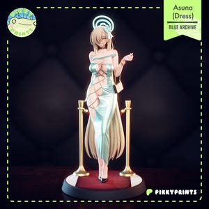 Asuna Blue Archive Fan Art 3D Printed Garage Kit
