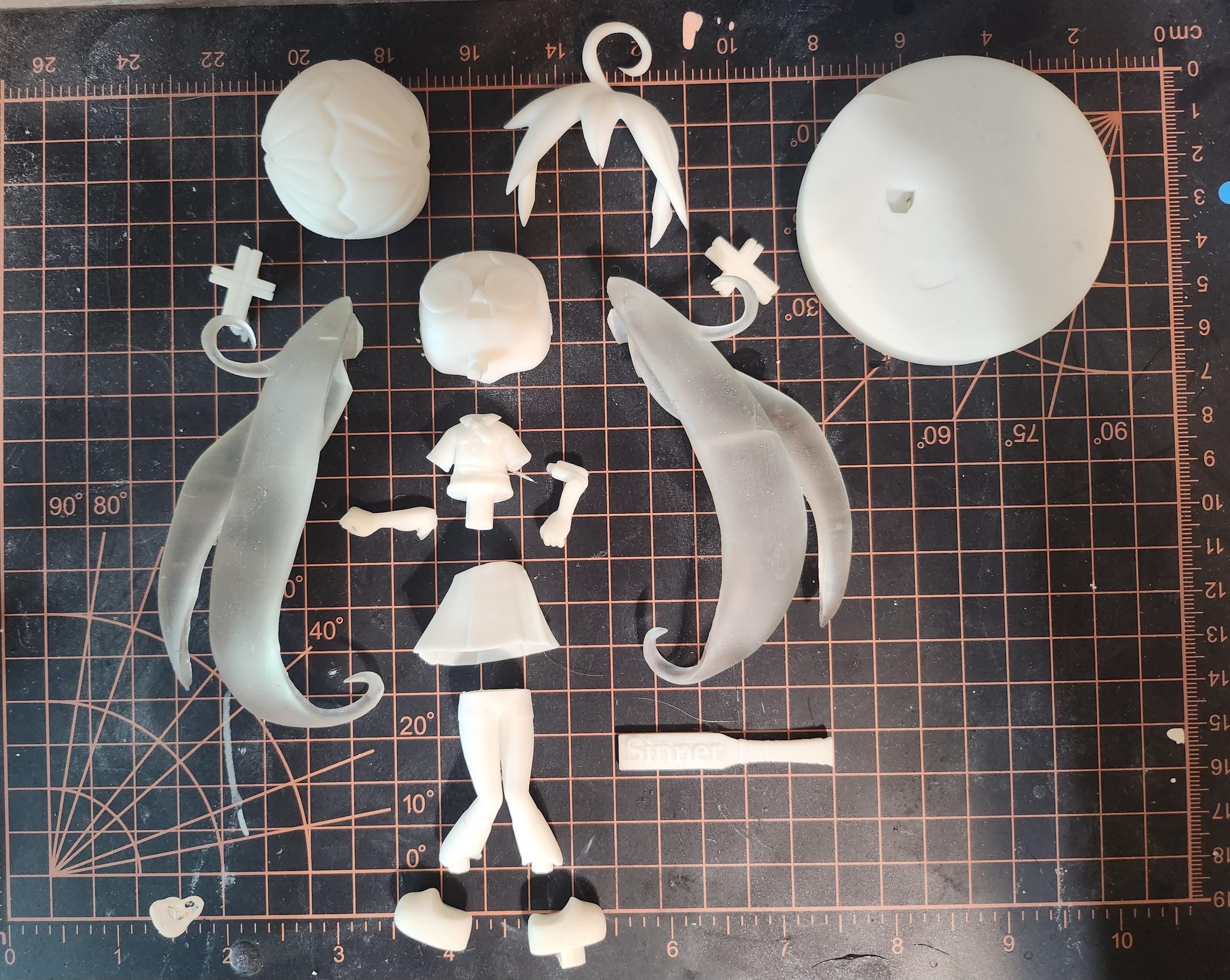 Rotten Girl Chibi Miku 3D Printed Garage Kit Figure - Etsy