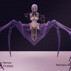 Rachnera 3D Printed Fan Art Garage Kit Figure