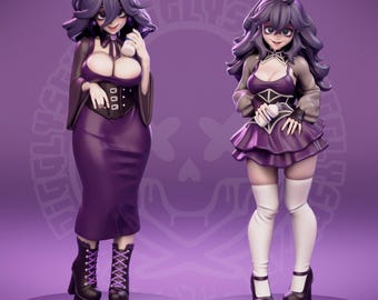 Hex Girl Maniac 3D Printed Figure